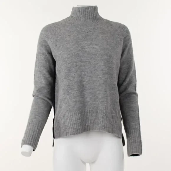 Whistles Color-Blocked Funnel-Neck Sweater